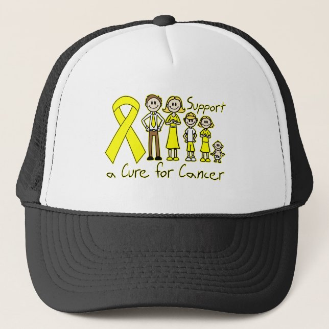 Boné Ewings Família Sarcoma Suporta Uma Cura (Frente)