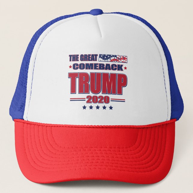 Boné Excelente-americano-Comeback—Trump-2020 (Frente)