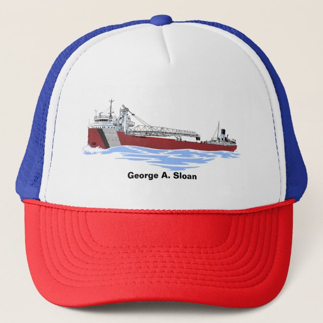 Boné Excelente Lagos Freighter George A. Sloan Key GLF (Frente)