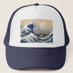 Boné Excelente Wave Kanagawa - Pintura Japonesa