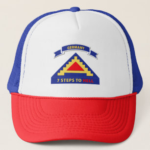 Boné Exército 7 dos Estados Unidos com 7 Passos do Infe