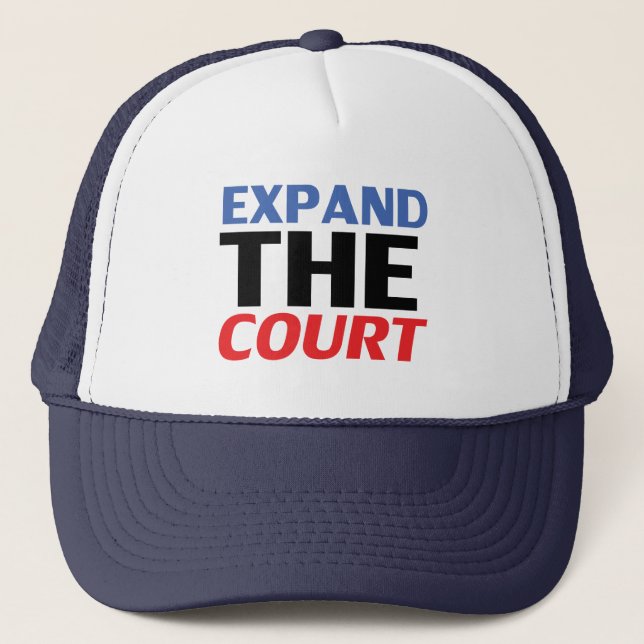 Boné "Expandir o Tribunal" azul vermelho - (Frente)