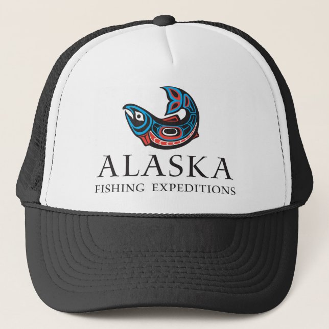 Boné Expedições de pesca de Alaska - chapéu do (Frente)