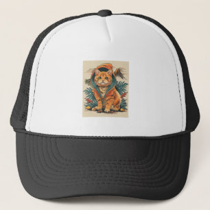 Boné Explorador de Gato Dinossauro