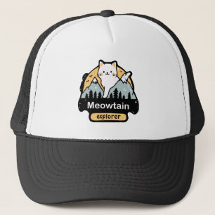 Boné Explorador Meowtain – Design de Aventura de Gato F