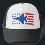 Boné F-15 Estrelas de Jato de Combatente e Stripes Verm<br><div class="desc">Mostre seu patriotismo com este boné bordado de beisebol azul-marinho,  com uma águia branca F-15 e o jato de caça F-15E Strike Eagle flanqueado por riscas vermelhas e estrelas azuis,  e inspirado pela bandeira dos Estados Unidos da América. Merica! Design original © Sra. Snacko 2017 todos os direitos reservados.</div>
