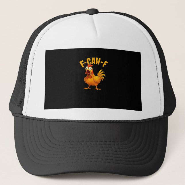 Boné F-Caw-F-Chicken Essential Funny Quote (Frente)
