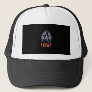 Boné F-Caw-F Corvo Engraçado Gótico Lua Pássaro Hallowe