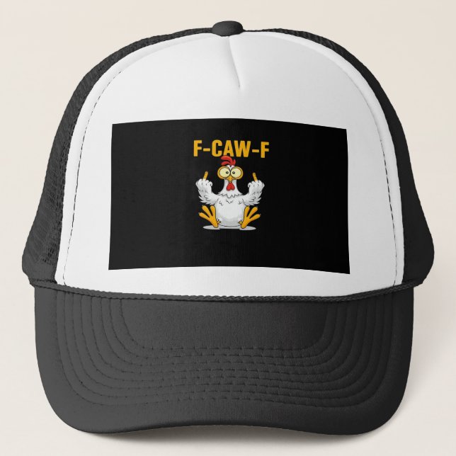 Boné F-Caw-F-Frango Essencial Divertido Moderno (Frente)