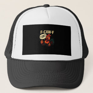 Boné F Caw F Galo Bravo Engraçado Gráfico Estilo Retrô
