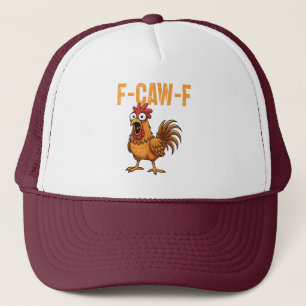 Boné F-Caw-F Meme de Frango Galo FCAWF Dito Engraçado 