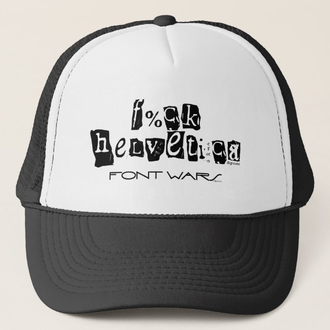 Boné F%ck Helvetica Hat (Frente)