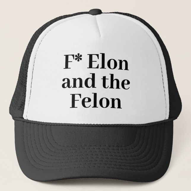 Boné F* Elon Trucker Hat (Frente)