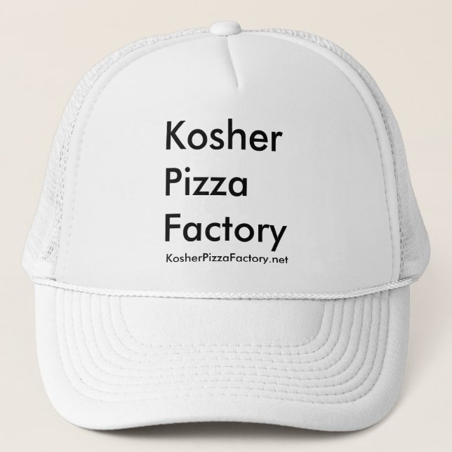 Boné Fábrica Kosher da pizza (Frente)