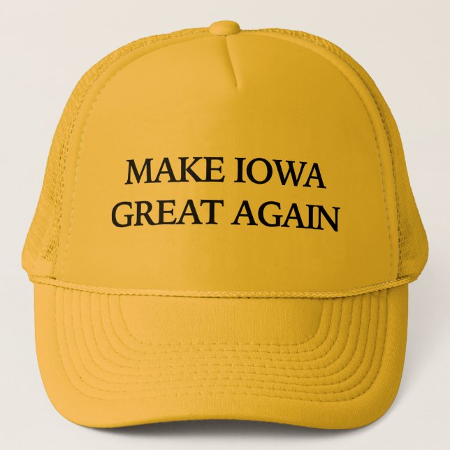 Boné Faça o excelente de Iowa outra vez (Frente)