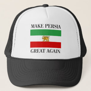 Boné Faça o excelente outra vez - Shah de Persia da
