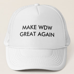 BONÉ FAÇA O EXCELENTE WDW NOVAMENTE DA CLASSE HAT