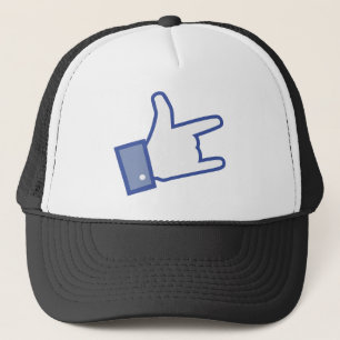 Boné Facebook gosta de você de balançar o ícone do r