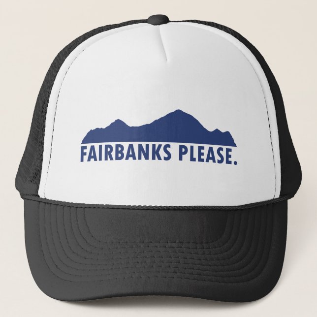 Boné Fairbanks Alasca Por favor (Frente)