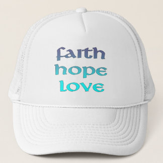 Boné Faith Hope Love Hat