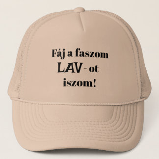 Boné Fáj é faszom LAV-ot iszom! barna mici