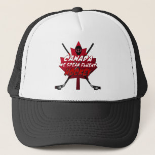 Boné Falamos Fluent Hockey Canada Humor Hat