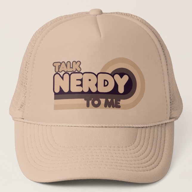 Boné Fale com Nerdy para mim (Frente)