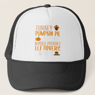 Boné Família Bonita de Ação de Graças Turquia Pumpkin P