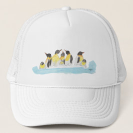 Boné Família de Pinguins