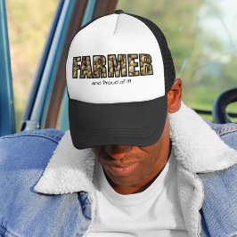 Boné Farmer e Orgulhoso! Soja do país de cultivo
