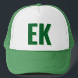 Boné Favor da Festa de solteira de praia do monograma s<br><div class="desc">O monograma da Festa de solteira de praia favorece o chapéu do caminhoneiro</div>