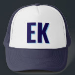 Boné Favor da Festa de solteira de praia do monograma s<br><div class="desc">O monograma da Festa de solteira de praia favorece o chapéu do caminhoneiro</div>