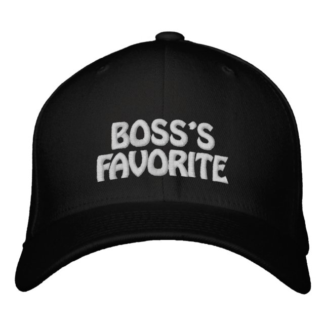 Boné Favorito do Chefe | Trabalho Engraçado (Frente)