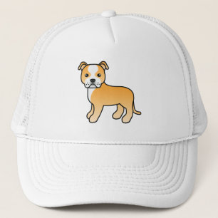 Boné Fawn E White Staffordshire Bull Terrier Dog