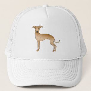 Boné Fawn italiano Greyhound Cute Cartoon Dog Trucker