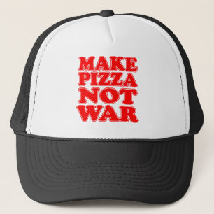 Boné Fazer Pizza Não Guerra