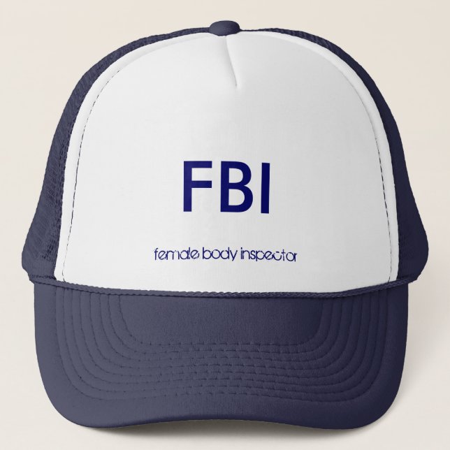 BONÉ FBI (Frente)