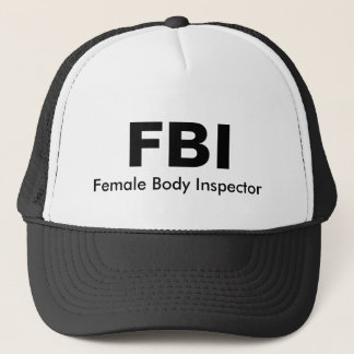 Boné FBI, inspector do corpo fêmea