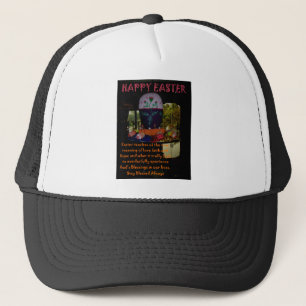 Boné Fé do Amor felz pascoa e Desejos da Esperança