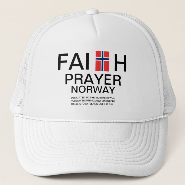 BONÉ FÉ ORAÇÃO NORUEGA (Frente)