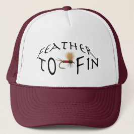 Boné Feather to Fin Fly Fishing Monogram