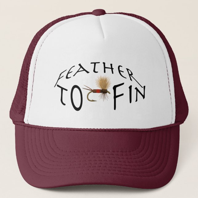Boné Feather to Fin Fly Fishing Monogram (Frente)