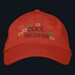 Boné Feijão legal!<br><div class="desc">Chapéu bordado divertido com um ditado favorito do 'anos 80 - BEANS LEGAL! E para aqueles com um dente doce - o ditado é cercado por Jelly Beans - YUMMY!</div>