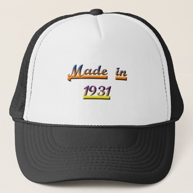 BONÉ FEITO EM 1931 (Frente)