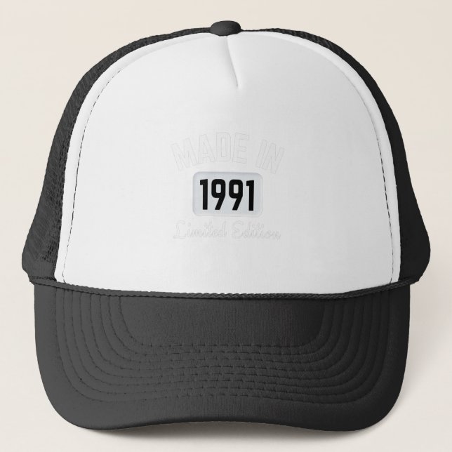 Boné Feito em 1991, em edição limitada (Frente)