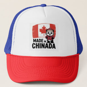 Boné Feito em Chinada Panda - Chinês - Canadense