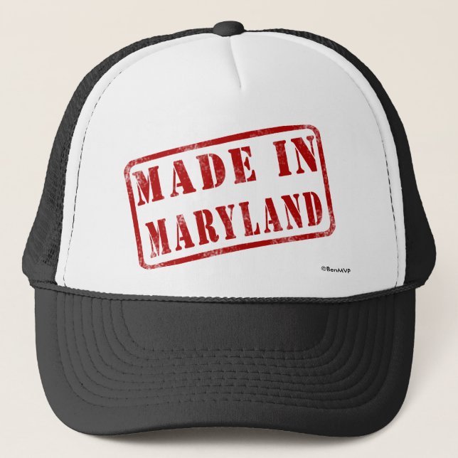 Boné Feito em Maryland (Frente)
