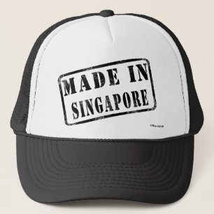 Boné Feito em Singapore