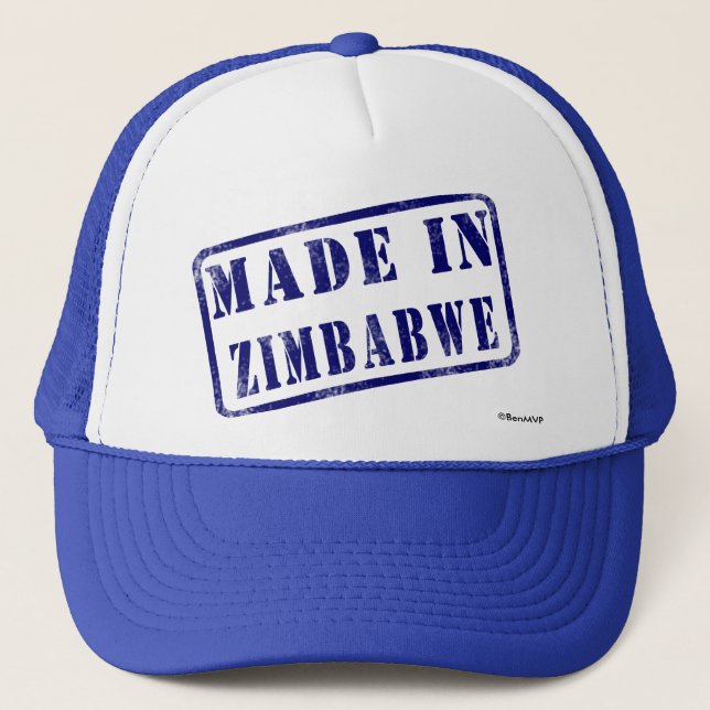 Boné Feito em Zimbabwe (Frente)