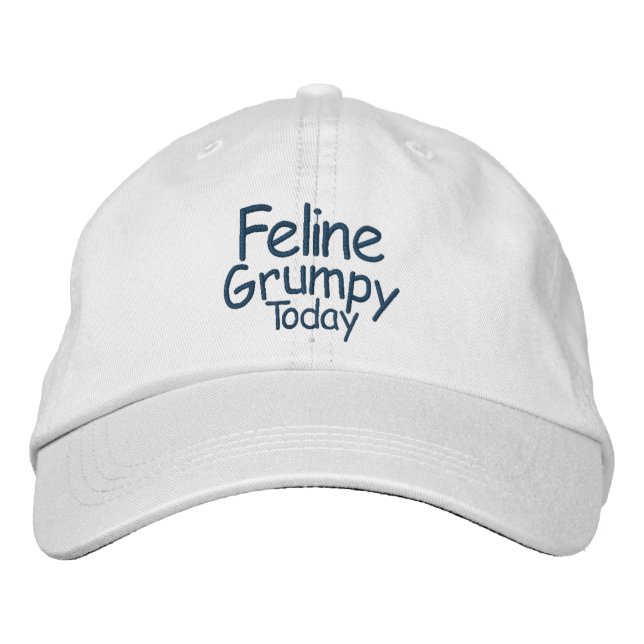 Boné Feline Grumpy Hoje (Frente)